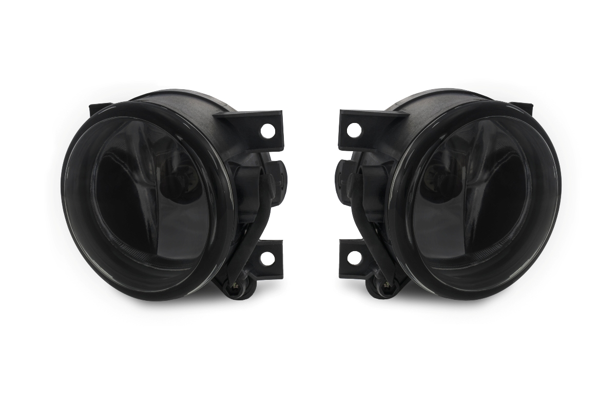 2x Nebelscheinwerfer Schwarz Smoke HB4 Birnen L+R für Seat Alhambra II 2010- von JOM Car Parts & Car Hifi GmbH