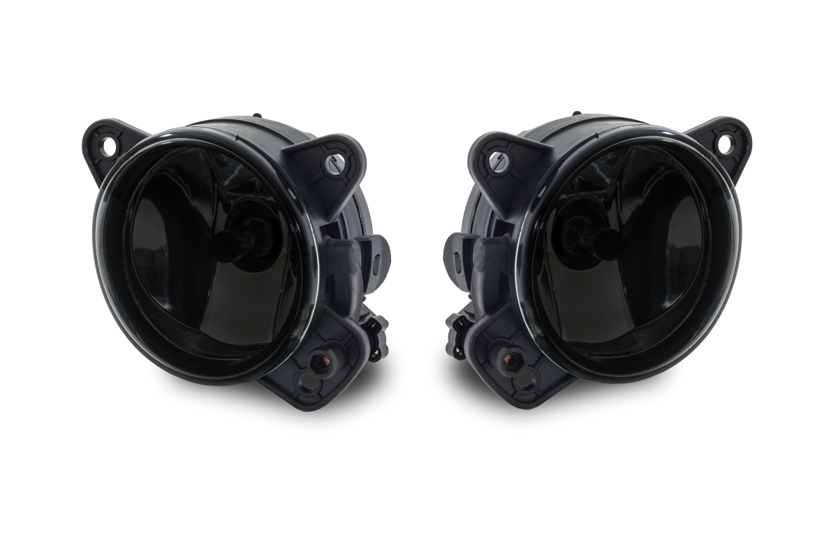 2x Nebelscheinwerfer Schwarz Smoke HB4 Birnen L + R für VW Crafter 2006-05/2013 von Tuning Fanatics