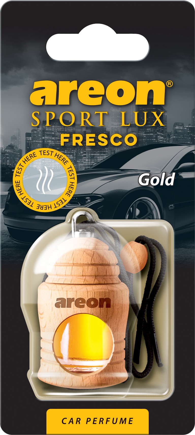 2x Original Areon FRESCO Autoparfüm Duftdose Duftbaum Lufterfrischer LUX GOLD von erio FRESH GmbH & Co. KG