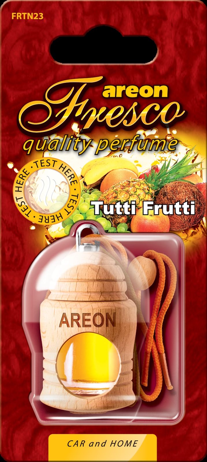 2x Original Areon FRESCO Parfüm Duftdose Duftbaum Lufterfrischer Tutti Frutti von erio FRESH GmbH & Co. KG