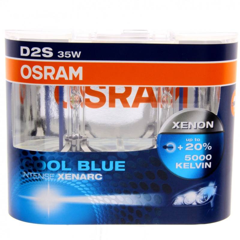 2x Original Osram Xenon Brenner Birne D2S 5500K COOL BLUE INTENSE 66240CBI #75 von OSRAM GmbH