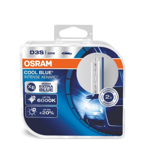 2x Original Osram Xenon Brenner Birne D3S 5500K 6000K COOL BLUE INTENSE von OSRAM GmbH