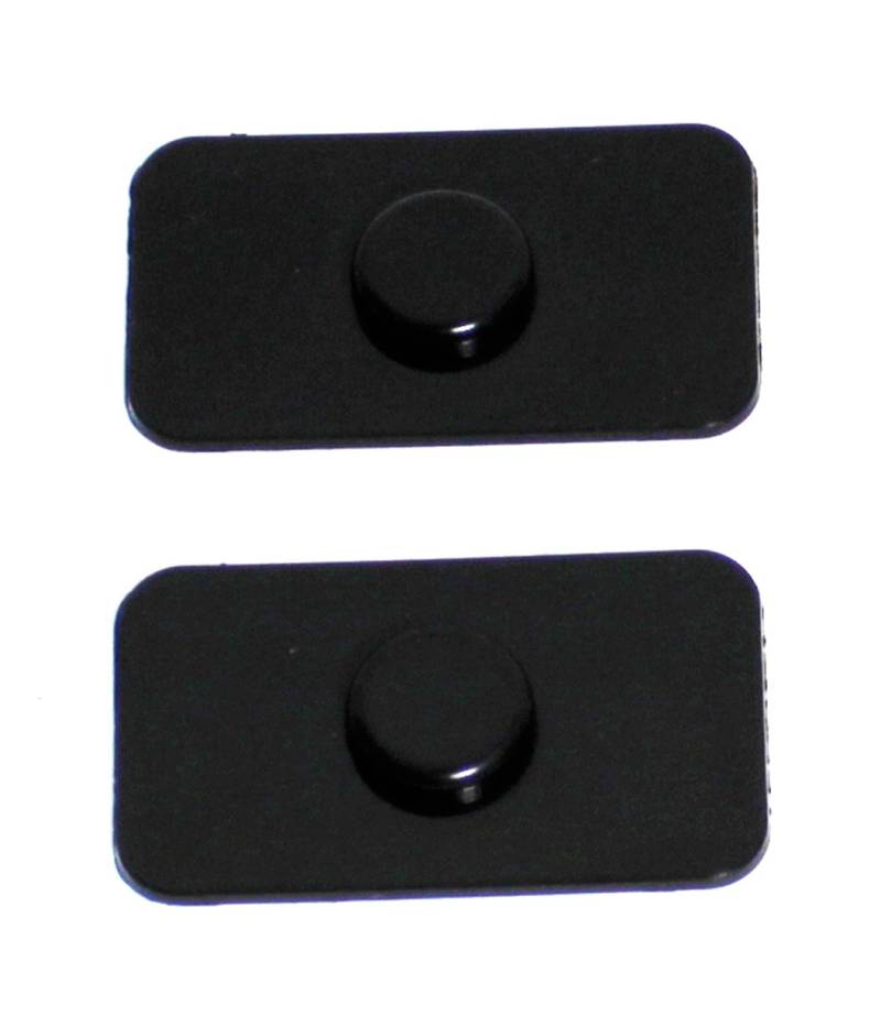 2x PDC Dummy Satz schwarz für 18mm PDC Bohrung Stoßstange für Original Sensor von Tuning Fanatics