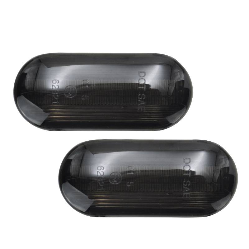 2x Premium Seitenblinker Blinker in Schwarz / Smoke für VW Passat 3B 3BG B5 Polo 6N 6N2 9N Lupo Fox von Goingfast GmbH