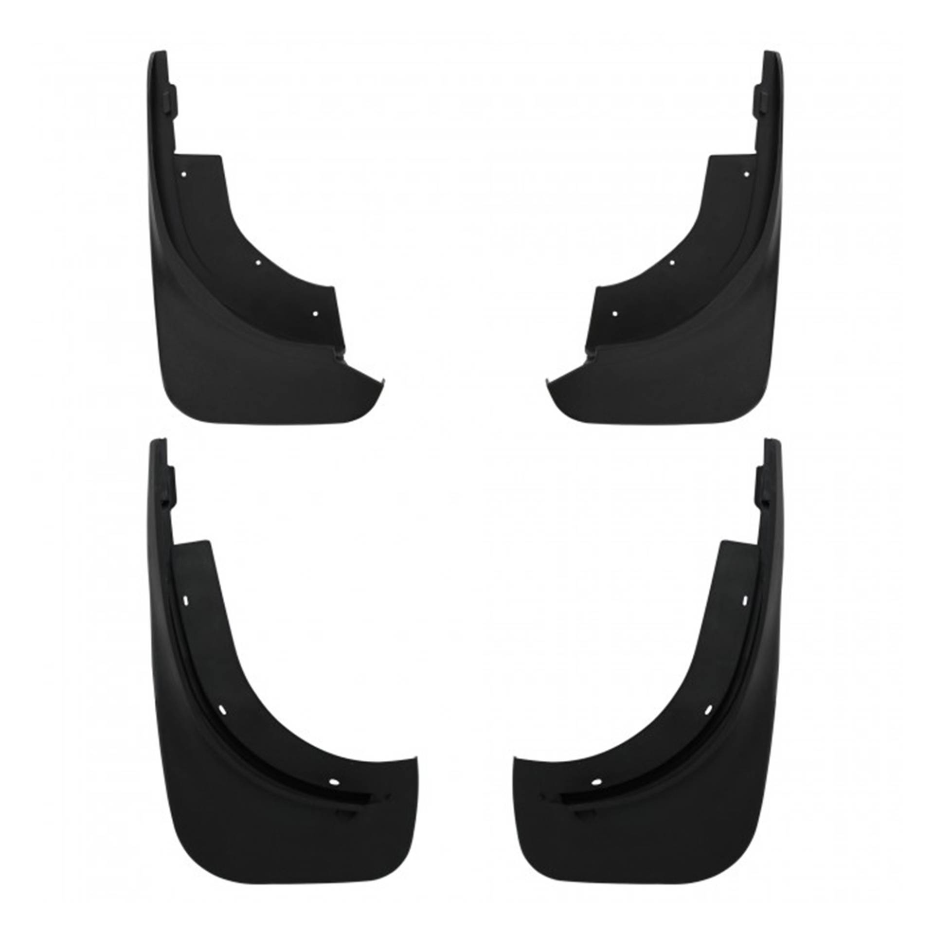 4 x Schmutzfänger Spritzlappen VORN + HINTEN SET Passend für Nissan X-Trail 2008-2012 von Tuning Fanatics