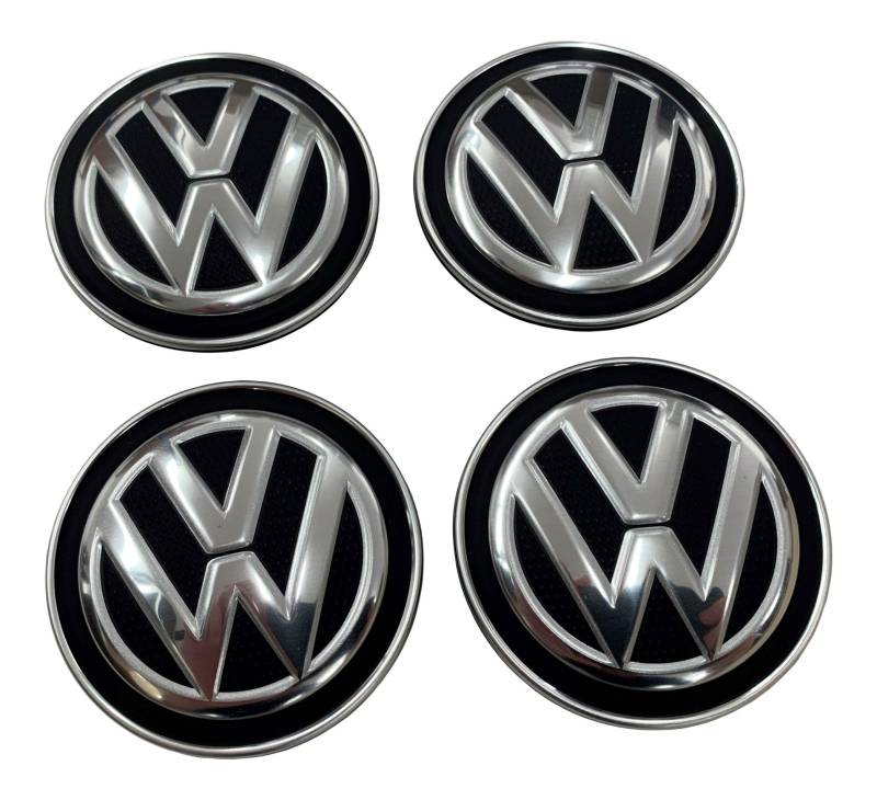 4x Original VW dynamische Nabendeckel Nabenkappe Deckel SPINNER für Alufelgen von Tuning Fanatics