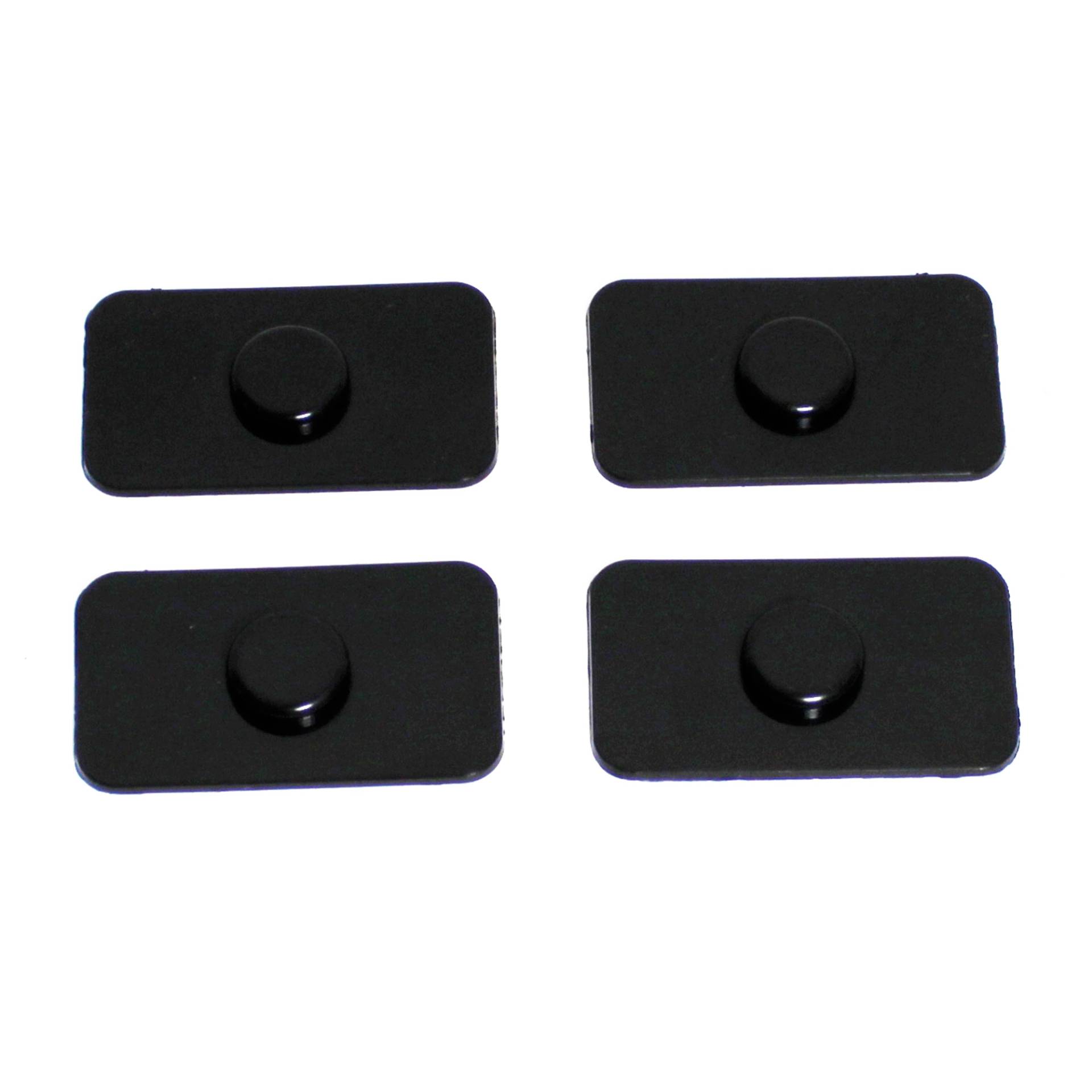 4x PDC Dummy Satz schwarz für 18mm PDC Bohrung Stoßstange für Original Sensor von JOM Car Parts & Car Hifi GmbH