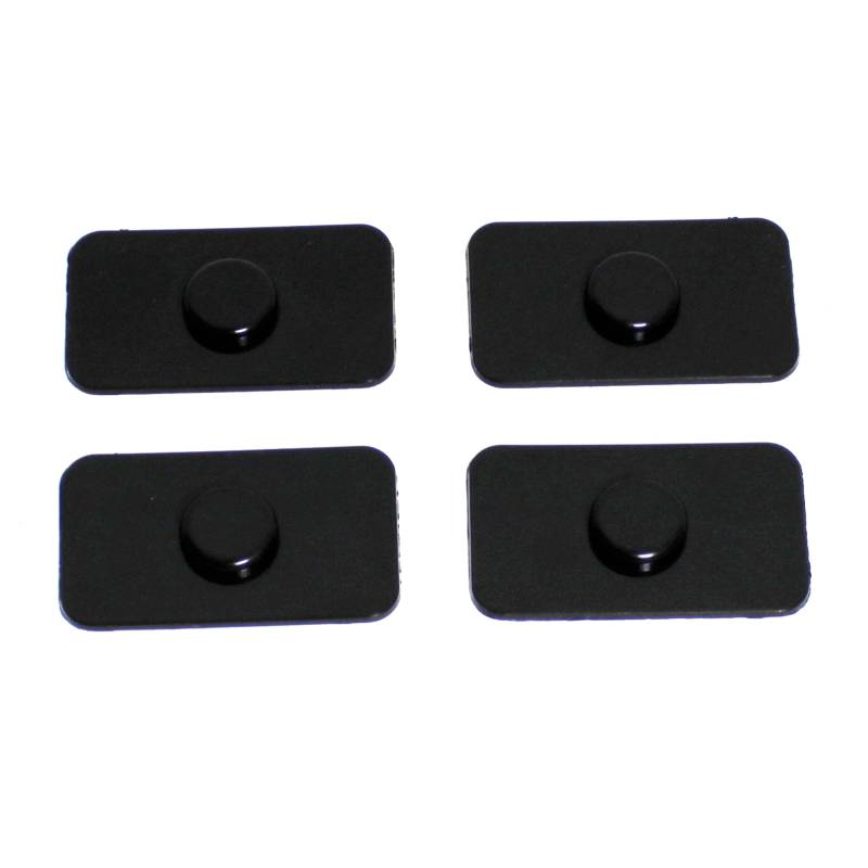 4x PDC Dummy Satz schwarz für 18mm PDC Bohrung Stoßstange für Original Sensor von JOM Car Parts & Car Hifi GmbH