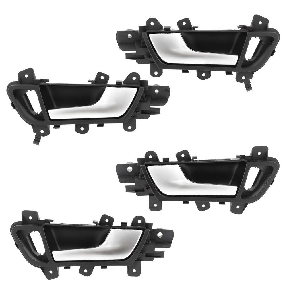 4x Türgriff Innen Silber LINKS + RECHTS für Audi A5 8T 07-17 / A4 B8 8K 07-15 von Tuning Fanatics