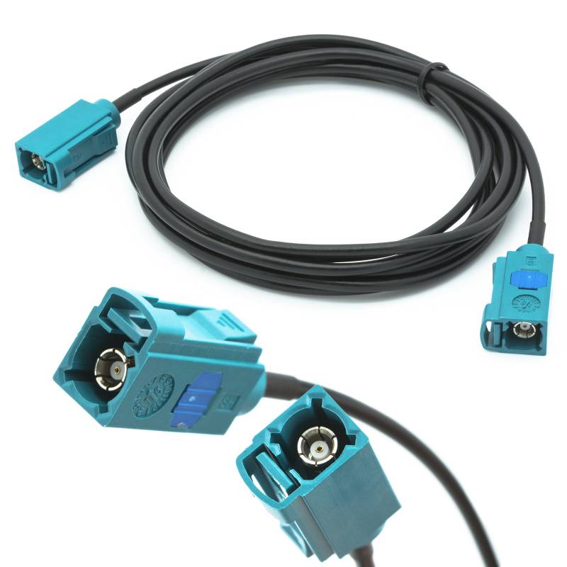 Auto Antennen 2m Verlängerung Kabel Adapter Kabel FAKRA Buchse auf FAKRA von Tradefox GmbH