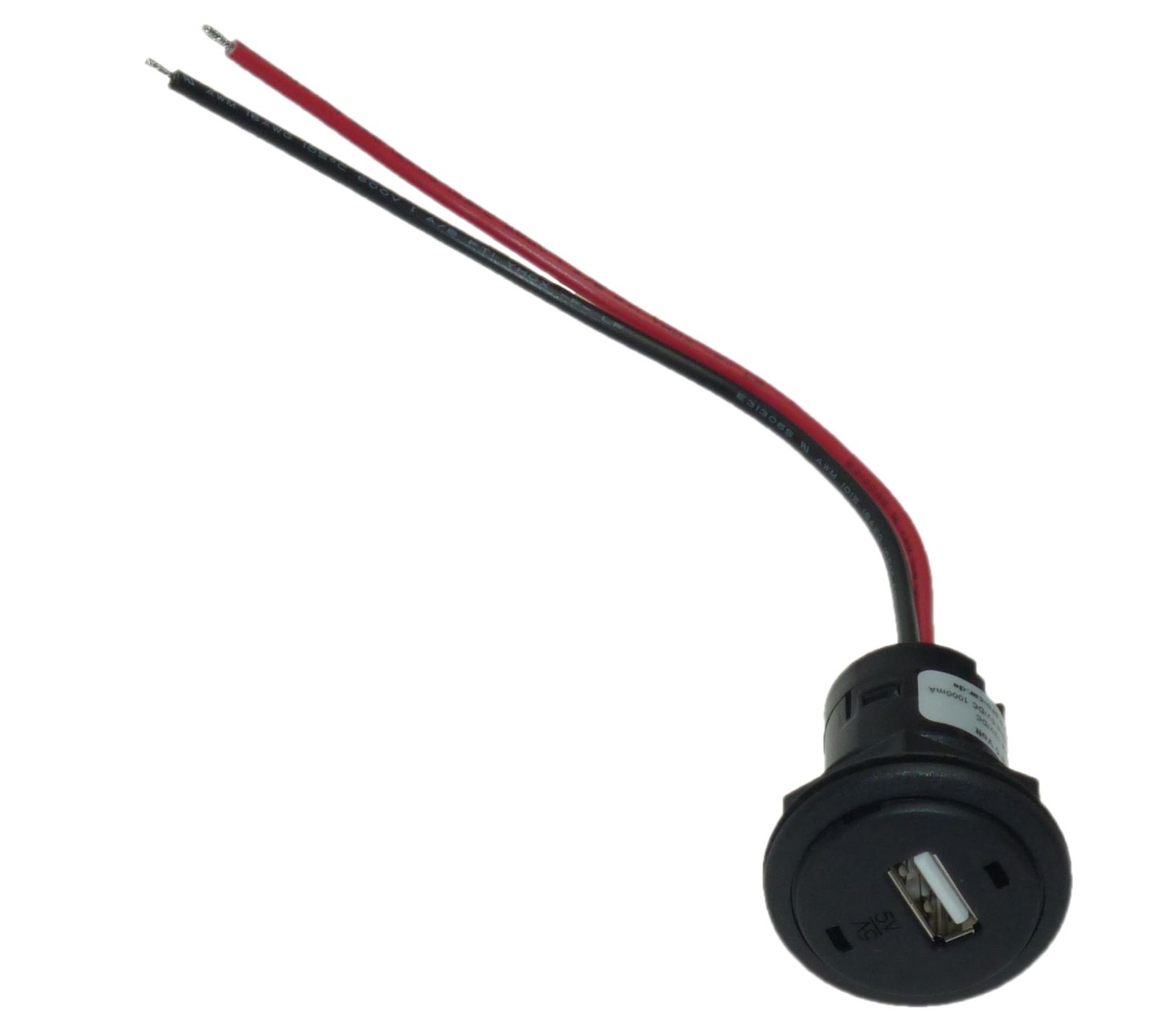 Auto KFZ Kabel Einbau Steckdose für USB 5V 1A Universal Ladegerät Navigation von Tuning Fanatics