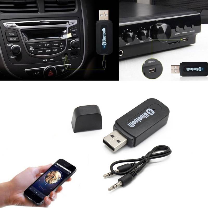 BLUETOOTH Stream Interface AUX In Klinke MP3 USB CD Adapter für viele Fahrzeuge von Tradefox GmbH