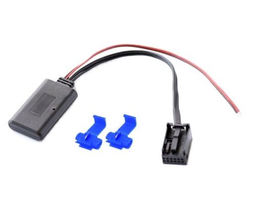 Bluetooth Aux In Audio Adapter A2DP Kabel Interface passend für Radio Opel Corsa Astra CD30 CDC40 CD70 DVD90 von Tuning Fanatics