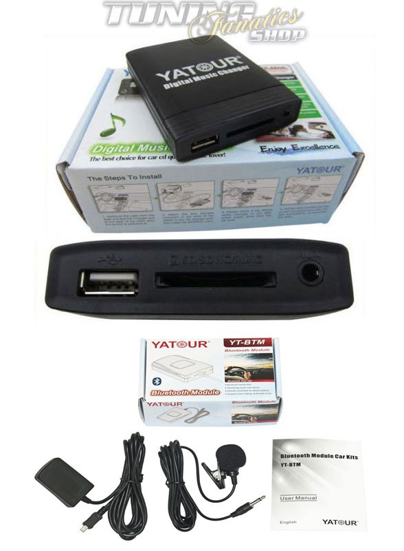 Bluetooth BT USB SD MP3 AUX CD Wechsler Adapter für Fiat Original Radio von Simply NetTrade GmbH