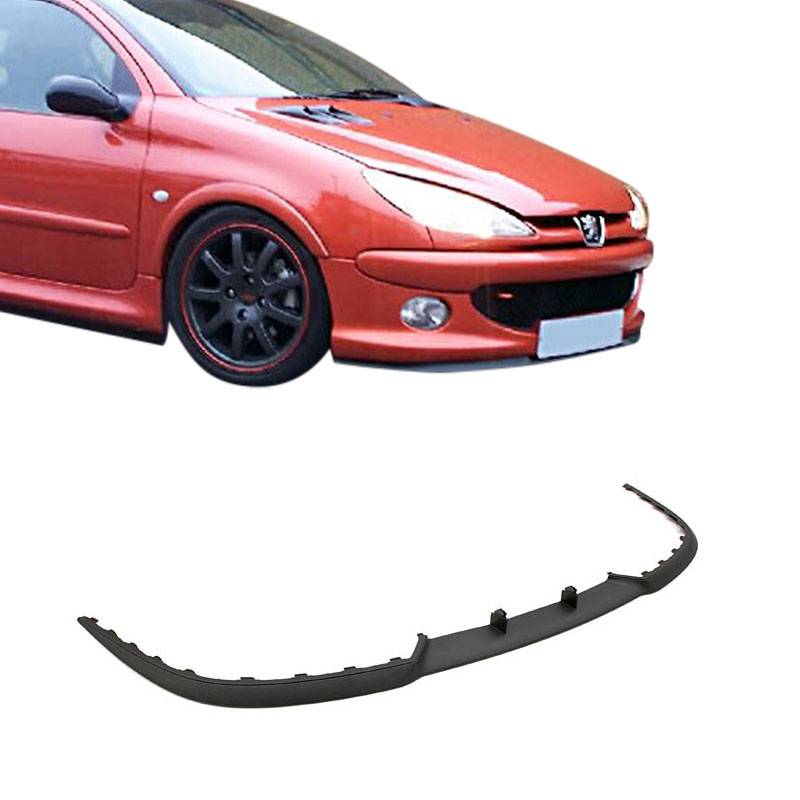 Cup Spoiler Lippe + CLIP SET Frontspoiler Stoßstange Front für Peugeot 206 von Goingfast GmbH