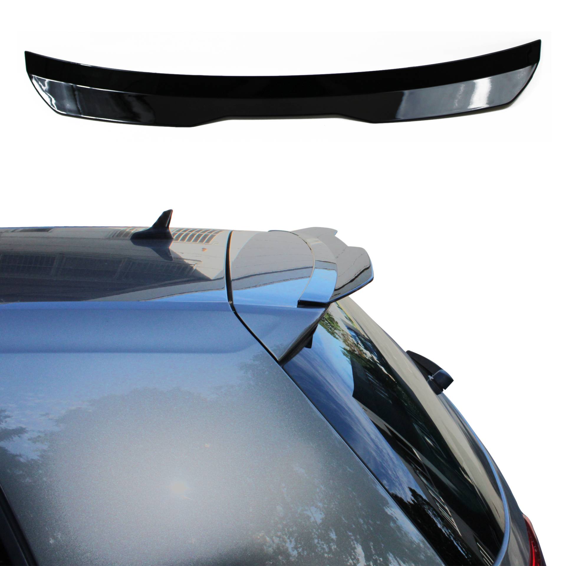 Dachkantenspoiler / Heckspoiler Spoiler SCHWARZ GLANZ für VW Golf 6 VI / Golf 7 VII / Baujahr 2008-2020 von JOM Car Parts & Car Hifi GmbH