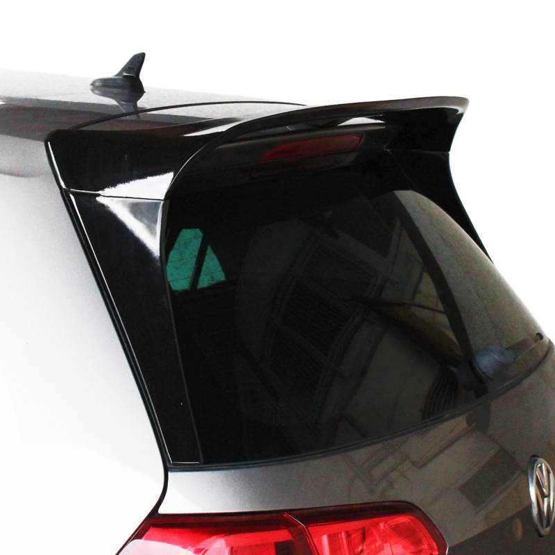 Dachskantenpoiler Heck Spoiler Schwarz Glanz für VW Golf 7 VII ab 2012-2019 von JOM Car Parts & Car Hifi GmbH