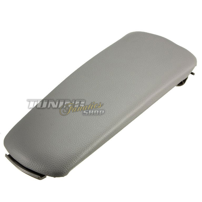 Deckel Abdeckung LEDER Grau Armlehne Mittelarmlehne für Audi A4 S4 8E B6 B7 8H von Simply NetTrade GmbH