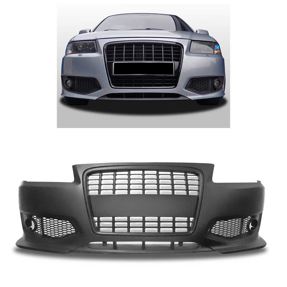 Front Stoßstange vorne Kühlergrill Frame Gitter Spoiler Set für Audi A3 8L 1996- von Tuning Fanatics