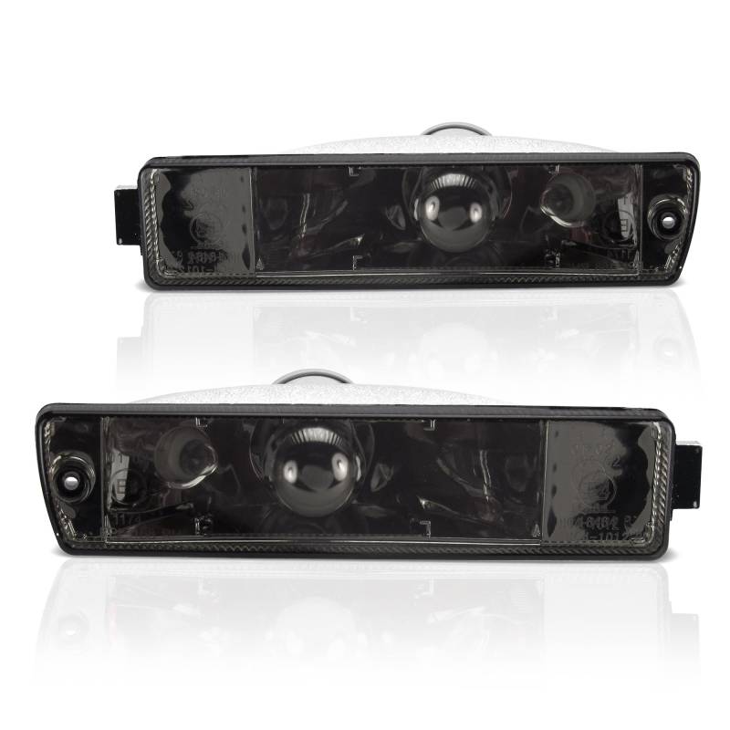 Frontblinker Blinker Klarglas SCHWARZ mit Standlichtfunktion für VW Golf 2 Baujahr 09/1989-12/1992 von JOM Car Parts & Car Hifi GmbH