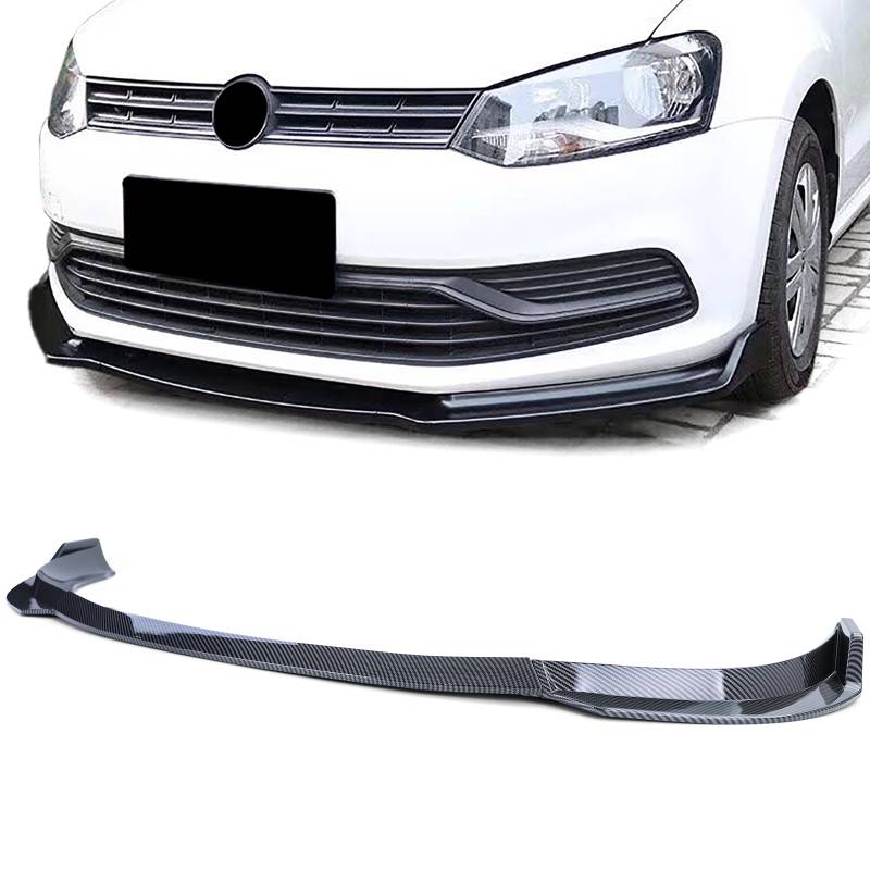 Frontspoiler Performance Spoiler Lippe Stoßstange Carbon Look für VW Polo V 6R 09-14 von Carparts-Online GmbH