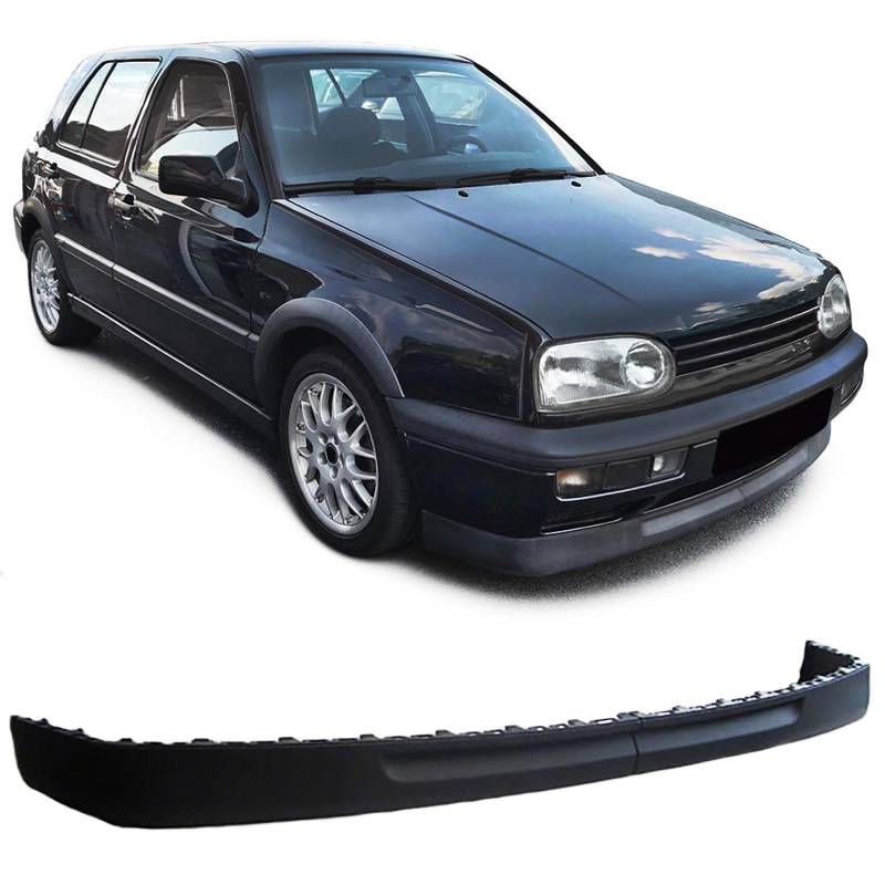 Frontspoiler Spoiler Lippe Stoßstange in Schwarz für VW Golf 3 III ab 91-97 von Tuning Fanatics