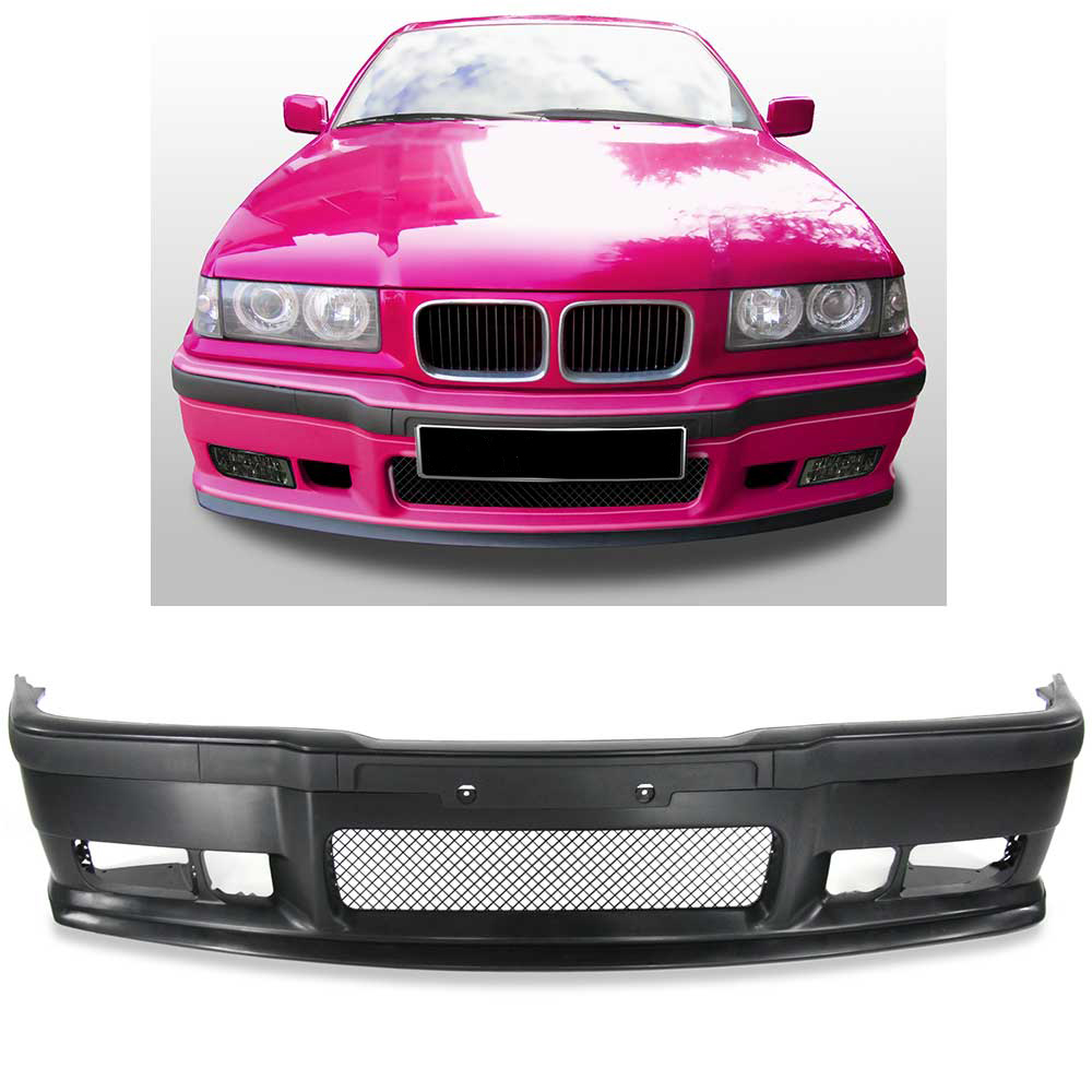 Für BMW 3er E36 alle Modelle Front Stoßstange vorne Gitter Spoiler Sport Look von Tuning Fanatics