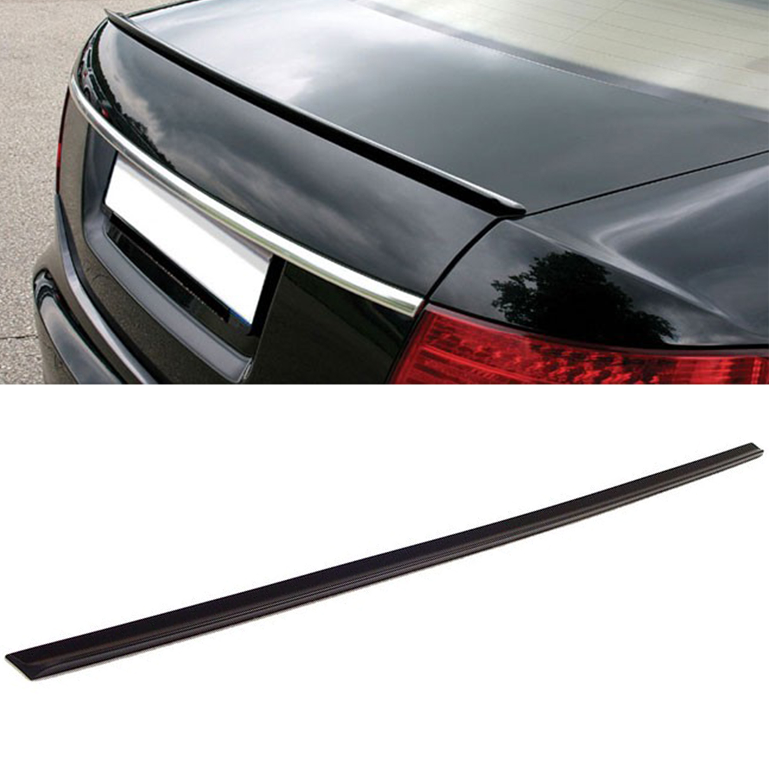 Für VW Passat B7 Limo Heck Spoiler Spoilerlippe Kofferraum Heckspoiler Lippe von Tuning Fanatics