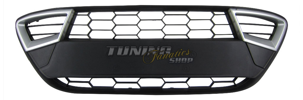 Gitter Stoßstange Kühlergrill Mitte Sport für Ford Fiesta MK7 7 VII 2008-2011 von GOLDCAR Renata Badzio,Bart?omiej Kalisz s.c.