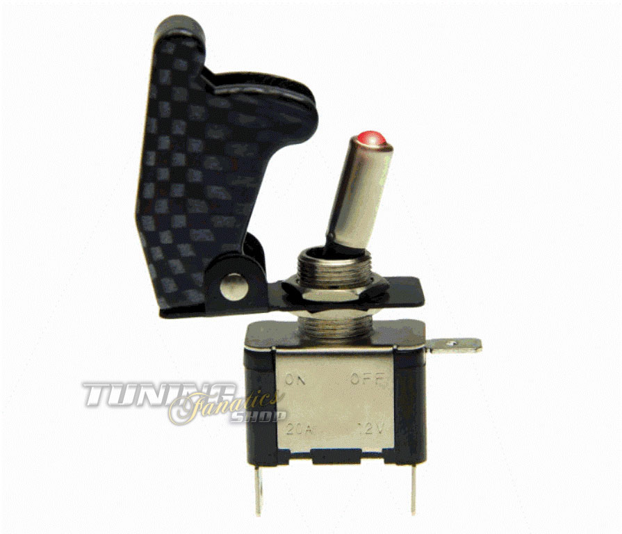 KFZ Kill Switch LED Schnellschalter Racing Kippschalter 12V 20A universal #8222 von Tradefox GmbH