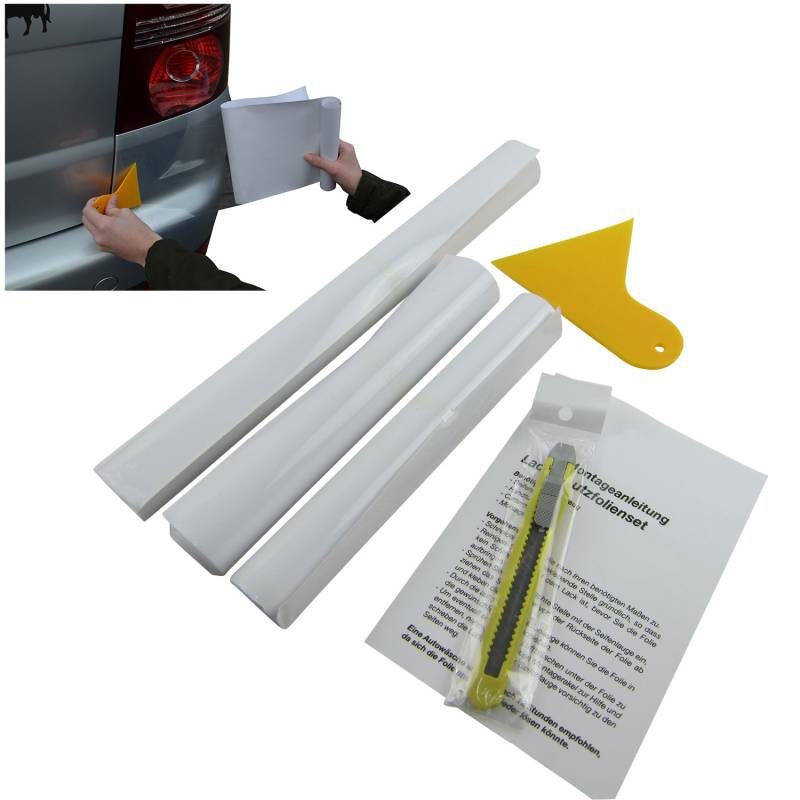 Komplettes Lackschutz Folie Auto Wrap Set Klar Transparent inkl. Messer Rakel von Diedrich Filmer GmbH