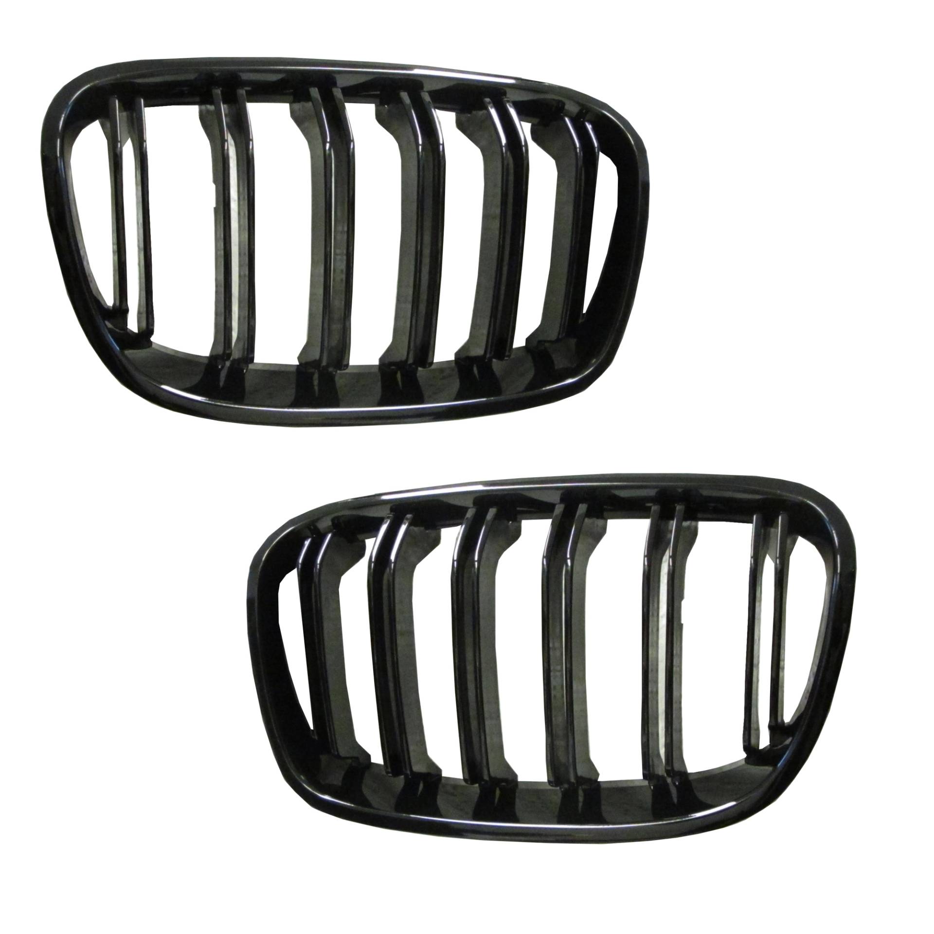 Kühlergrill DOPPELRIPPE Schwarz Glanz für BMW F20 / F21 2011-2015 von JOM Car Parts & Car Hifi GmbH