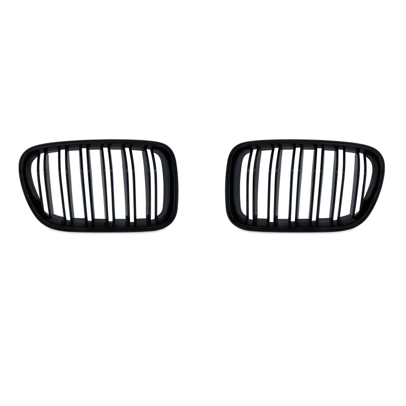 Kühlergrill DOPPELRIPPE Schwarz Glanz für BMW X3 F25 2010-2014 von JOM Car Parts & Car Hifi GmbH