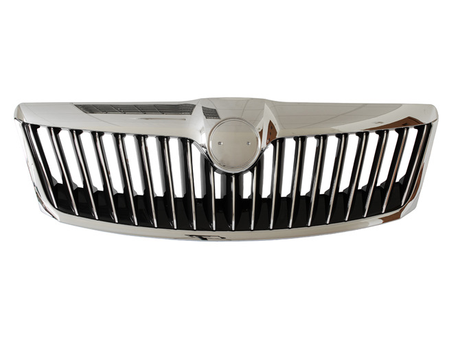 Kühlergrill Grill Gitter Chrom für Skoda Octavia II 1Z ab 2008-2012 von Tuning Fanatics