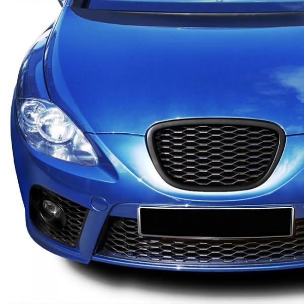 Kühlergrill Sportgrill Gitter Front Grill Waben Schwarz für Seat Altea Toledo 5P von Goingfast GmbH