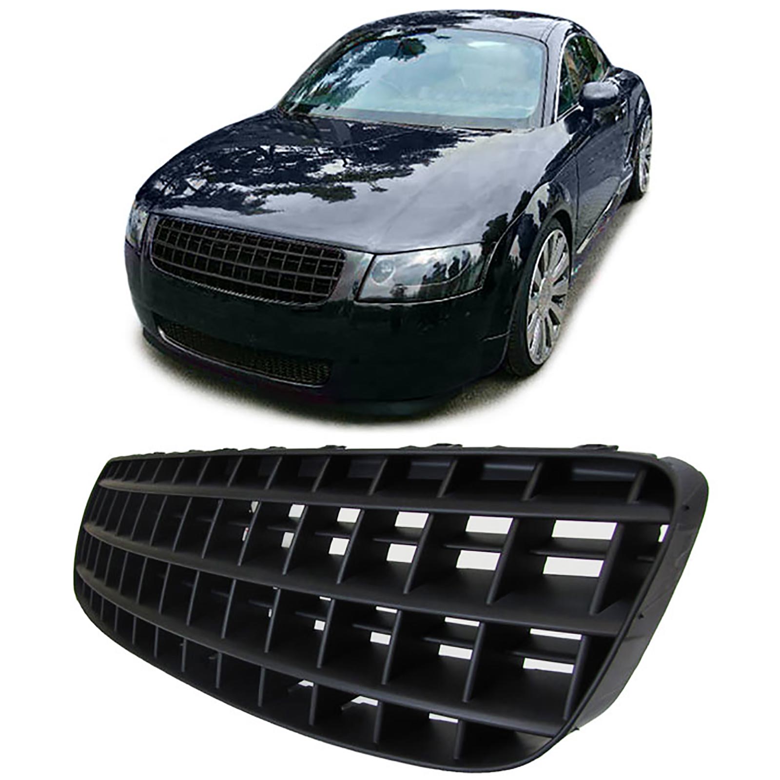 Kühlergrill Sportgrill Grill Schwarz für Audi TT 8N ab 1998-2006 von Carparts-Online GmbH