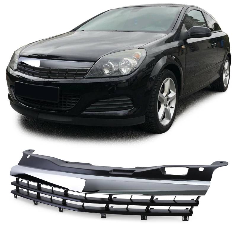 Kühlergrill Sportgrill Grill für Opel Astra H GTC / TwinTop 05-10 3-Türer von Carparts-Online GmbH