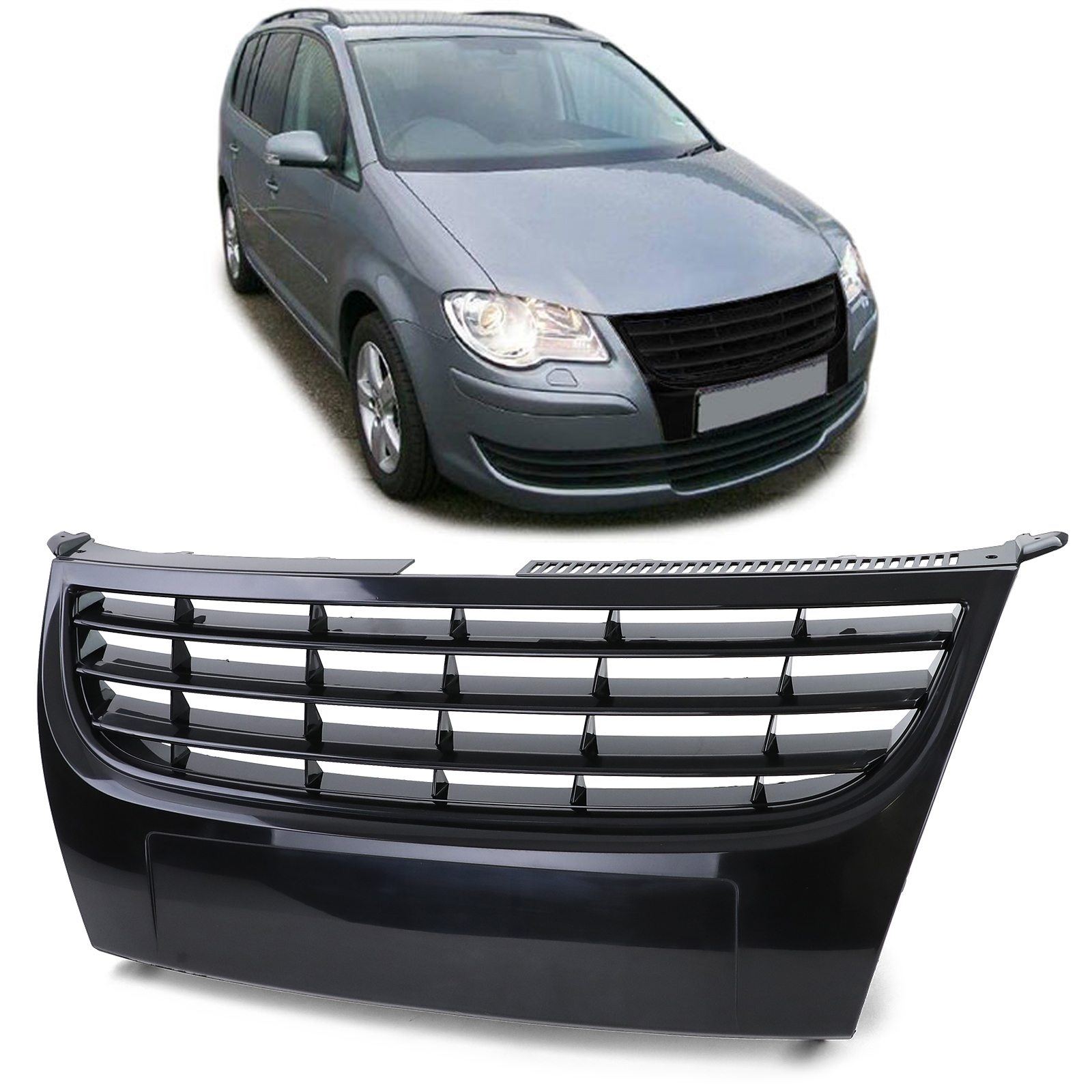 Kühlergrill Sportgrill Grill für VW Touran 1T ab 2006-2010 von Carparts-Online GmbH