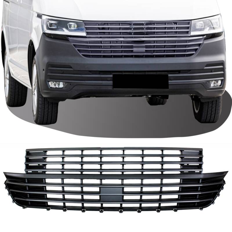 Kühlergrill Sportgrill Grill ohne Emblem für VW T6.1 / T6 Facelift ab 2019- von Tuning Fanatics