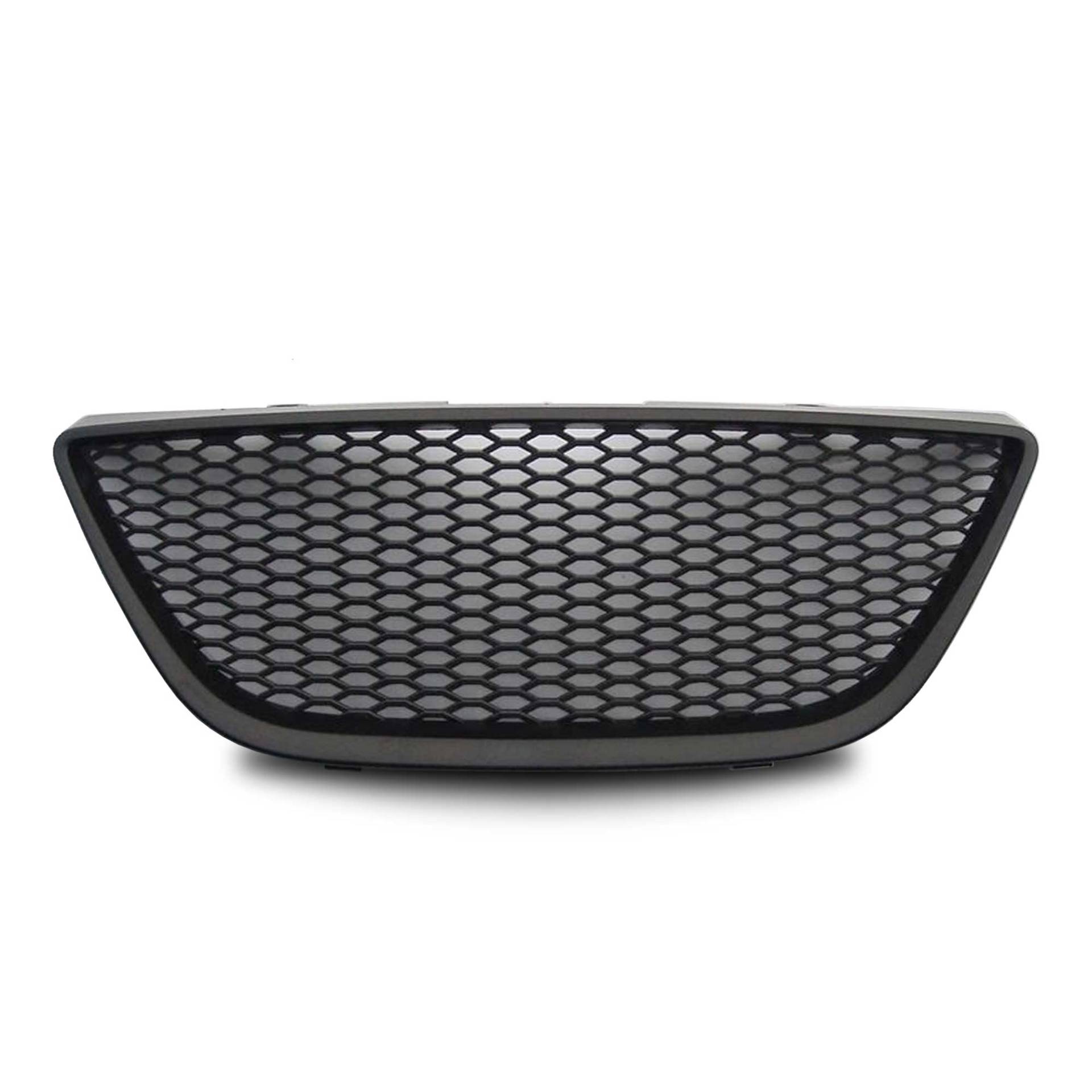 Kühlergrill Sportgrill Waben Gitter Front Grill Schwarz für Seat Ibiza 6J 2008- von JOM Car Parts & Car Hifi GmbH