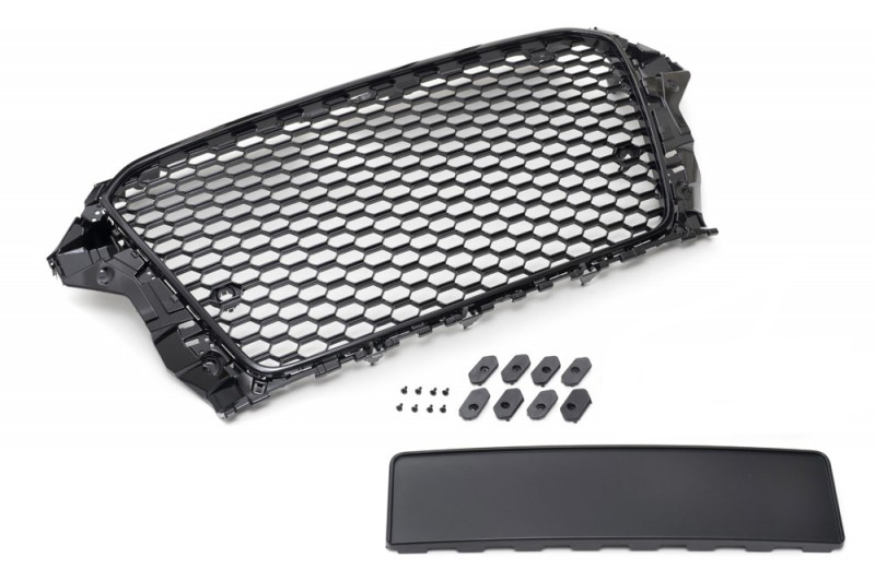 Kühlergrill Sportgrill Waben Gitter Grill Schwarz für Audi A3 / S3 8V ab 2012- von Goingfast GmbH