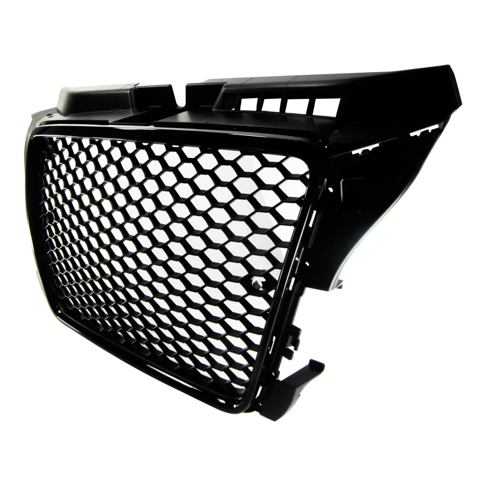 Kühlergrill Sportgrill Wabengrill Grill Schwarz Glanz für Audi A3 8P Facelift ab 2009-2012 von JOM Car Parts & Car Hifi GmbH