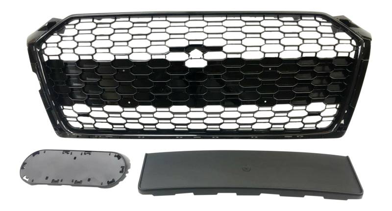 Kühlergrill Sportgrill in Schwarz mit Wabengitter für Modelle mit oder ohne PDC (Park Distance Control) für Audi A5 F5 ab 2016- von Goingfast GmbH