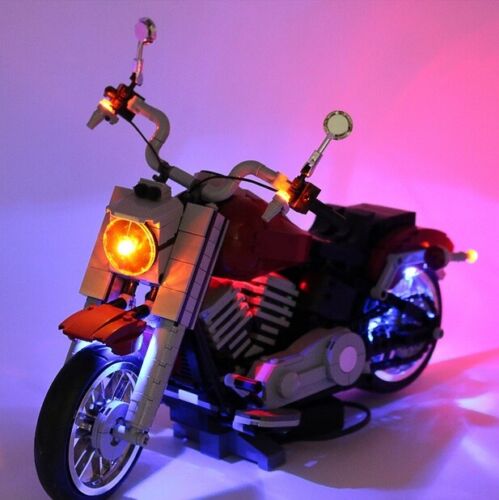 LED-Beleuchtungsset Licht-Set / Akku-Box / passend für Lego Harley Davidson 10269 von Tuning Fanatics