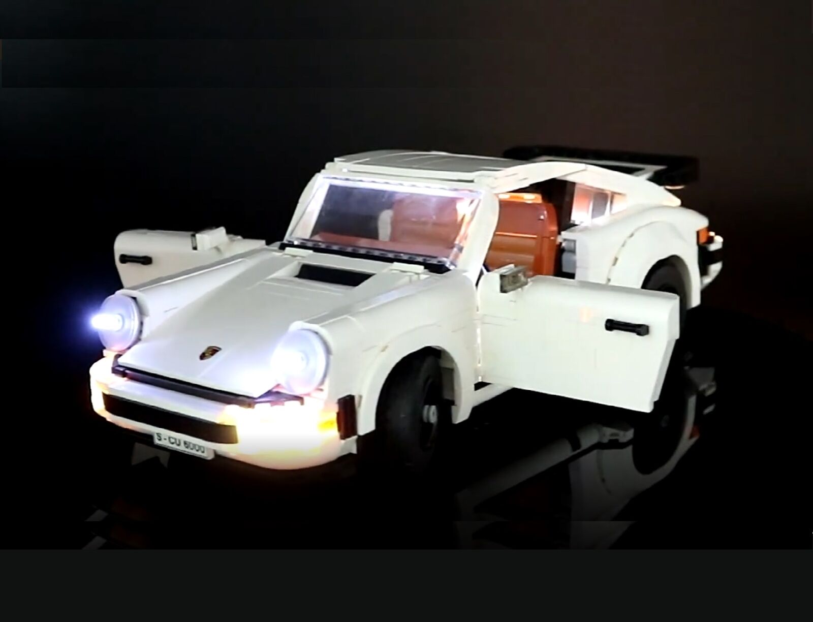 LED-Beleuchtungsset Licht-Set / Akku-Box / passend für Lego Porsche 911 Turbo Modell 10295 von Daniel Duman