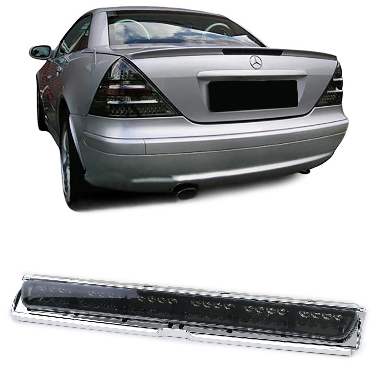 LED Bremsleuchte in Schwarz für Mercedes SLK R170 / CLK C208 A208 von Carparts-Online GmbH