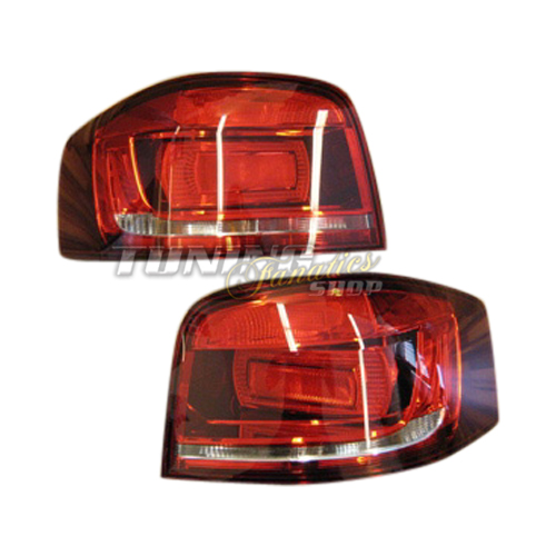 LED Facelift 2011 Rückleuchten für Audi A3 S3 RS3 8P Rot Schwarz Dunkel = RHD von Tuning Fanatics