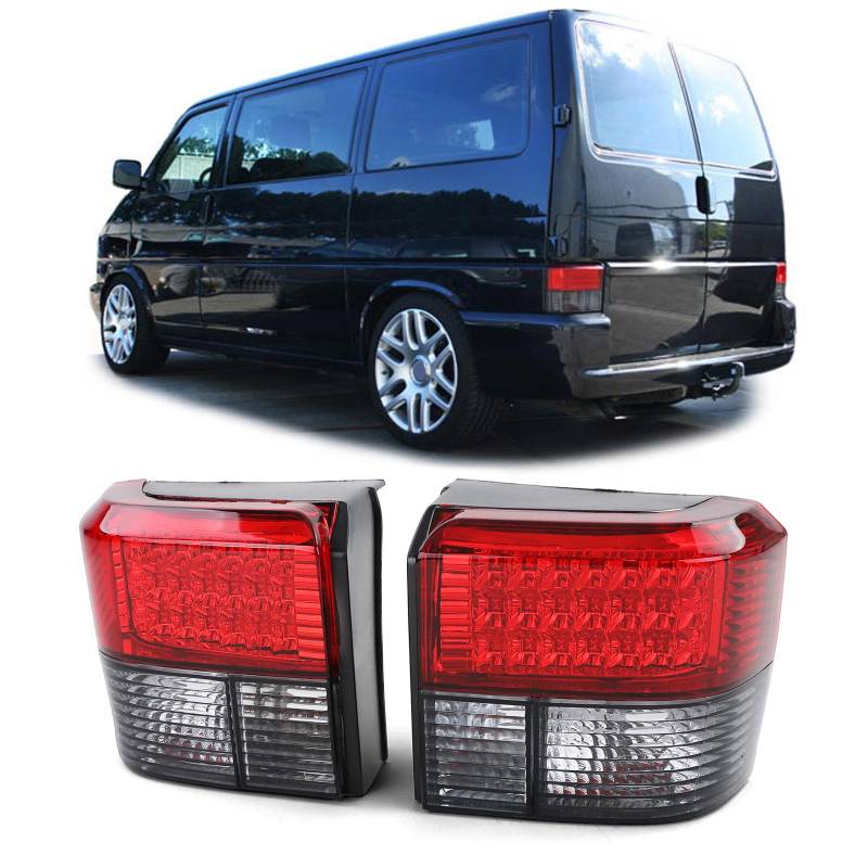 LED Rückleuchten Heckleuchten Rot / Schwarz für VW T4 IV ab 1990-2003 von Carparts-Online GmbH