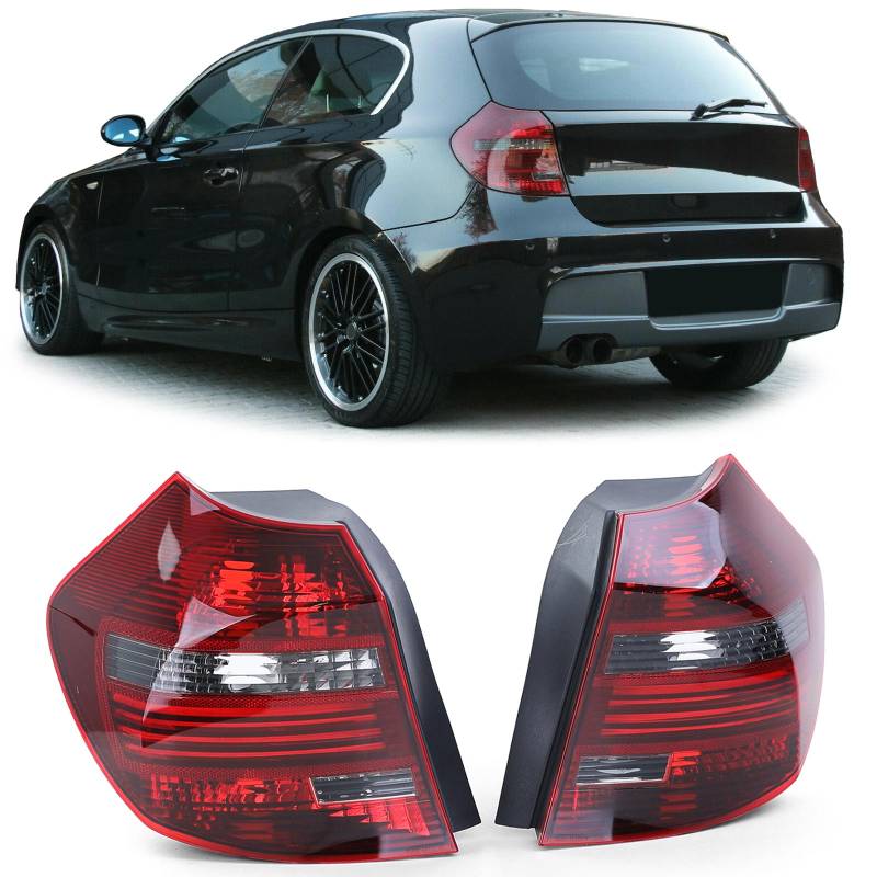 LED Rückleuchten Heckleuchten in Rot / Schwarz für BMW E81 E87 ab 2007-2012 nur mit Xenon! von Tuning Fanatics