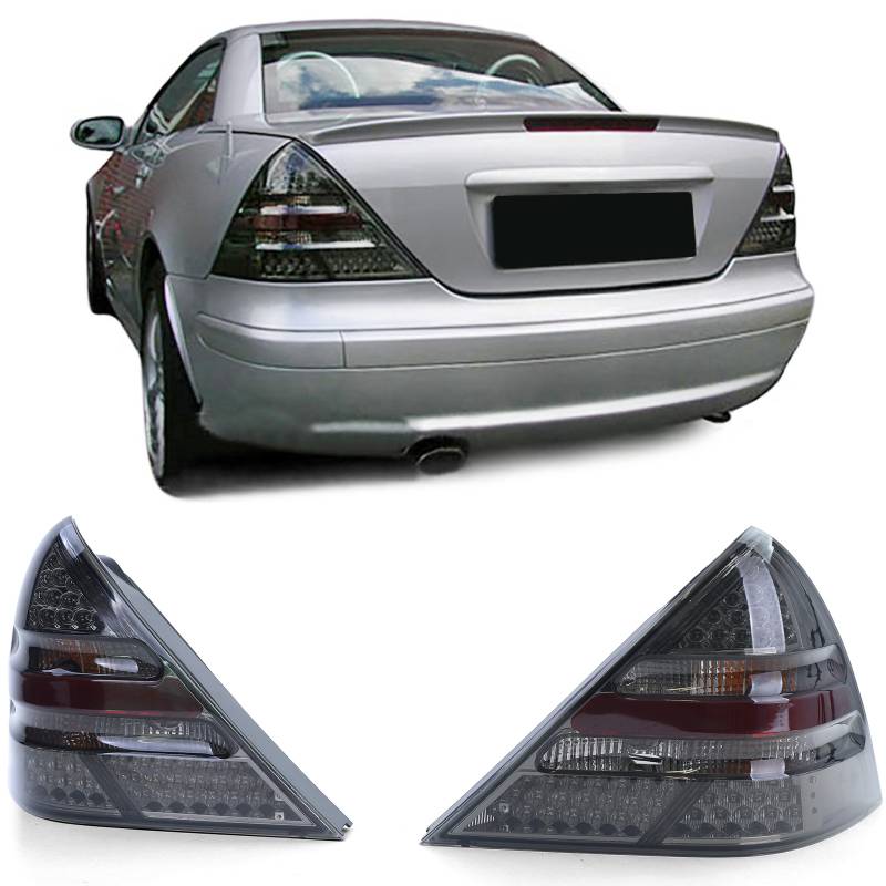 LED Rückleuchten Heckleuchten in Schwarz für Mercedes SLK R170 ab 1996-2004 von Carparts-Online GmbH